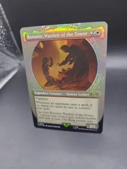 MTG FOIL Boromir, Warden of the Tower(#302) Showcase - The Lord of the Rings - Image 3