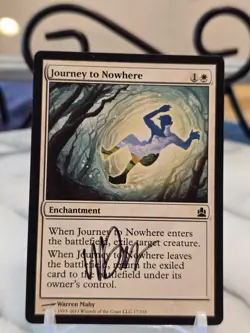 MTG Journey to Nowhere Commander Regular (ARTIST SIGNED) LP - Image 1