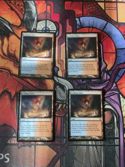 Scalding Tarn Zendikar Play set x4 Good Condition Mtg Magic The Gathering - Image 1