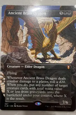 Ancient Brass Dragon (Borderless) Commander Legends: Battle for Baldur's Gate... - Image 1