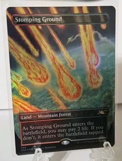 Wizards of the Coast MTG Unfinity Stomping Ground 280 Borderless Foil Rare EN - Image 2