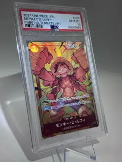 PSA 10 Monkey D Luffy #024 One Piece PRB01 Alternate Art - Image 2