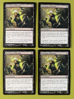 Shrieking Affliction x4 Return to Ravnica 4x Playset Magic the Gathering MTG - Image 1