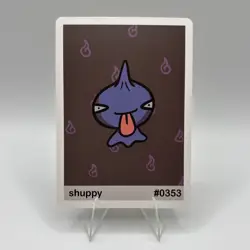 Pookiemoot Gen 3 - Shuppy (Shuppet) #0353 - Pokemon Fan Art Non TCG - Image 1