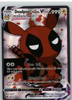 Pokemon Pikachu Poncho Cosplay - Detective Pikachu VCOS 011/055- Fan Art Non TCG - Image 1