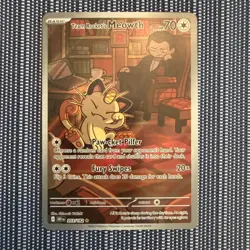 Pokemon SV10: Destined Rivals Team Rocket's Meowth 203/182 - Image 1