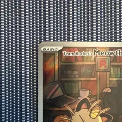 Pokemon SV10: Destined Rivals Team Rocket's Meowth 203/182 - Image 2
