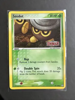 Pokemon TCG Seedot EX Power Keepers 60/108 Reverse Holo Stamped NM-LP - Image 1