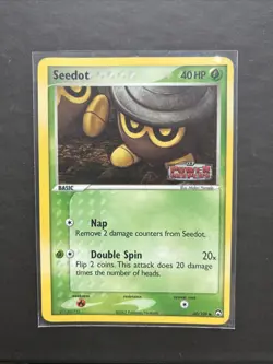 Pokemon TCG Seedot EX Power Keepers 60/108 Reverse Holo Stamped NM-LP - Image 5