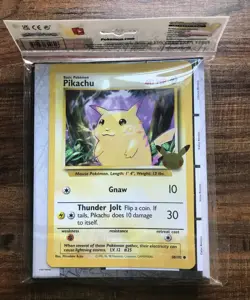 Pokemon 25th Anniversary First Partner Collector's Binder with Oversize Pikachu 820650809606 - Image 1