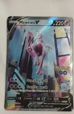 Mewtwo V 030/078 Pokemon GO Holo - Image 1