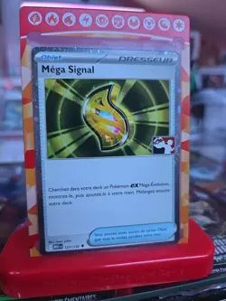 Carte Pokemon Mega Signal 121/132 MEG HOLO Stamp League NEUVE - Image 1