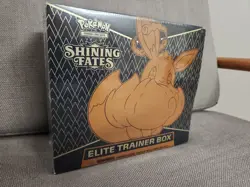 Pokemon TCG Sword & Shield Shining Fates Factory Sealed Elite Trainer Box - Tear - Image 1