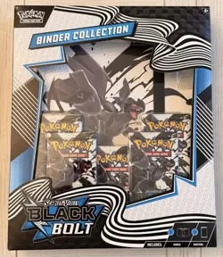 Pokemon Scarlet & Violet Black Bolt Binder Collection New Sealed! - Image 1