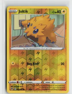 Joltik 055/185 Common Vivid Voltage Pokemon Reverse Holo Near Mint - Image 1