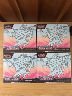 Pokemon Tcg Mega Evolutions Chaos Rising Pokemon Center Etb X4 New And Sealed - Image 1