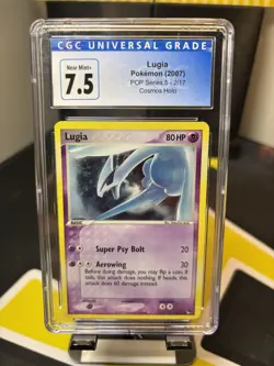 2007 Pokemon POP Series 5 Lugia Holo 2/17 CGC 7.5 - INSANE HOLO - Image 1