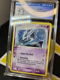 2007 Pokemon POP Series 5 Lugia Holo 2/17 CGC 7.5 - INSANE HOLO - Image 3