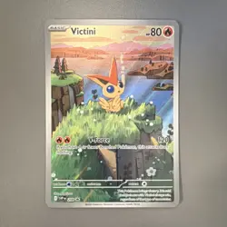 The Pokemon Company Victini 208 SV Promo Holo Basic ENG 80 HP V-Force 120 - Image 1