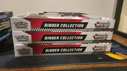 3 EA Pokemon Scarlet & Violet BLACK BOLT & WHITE FLARE BINDER COLLECTION 6 TOTAL - Image 3