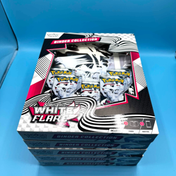 Pokemon TCG: Scarlet & Violet White Flare Binder Collection lot of 5 New Sealed - Image 1