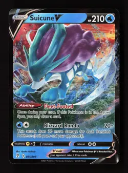 Suicune V 031/203 Holo V Rare Evolving Skies Pokemon Near Mint - Image 1
