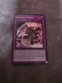 YUGIOH: 1x Dominus INFO-EN078 Secret Rare - Image 1