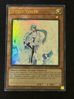 Yu-Gi-Oh! Effect Veiler RA01-EN003 - 1st Edition - Ultra Rare - Near Mint! - Image 1