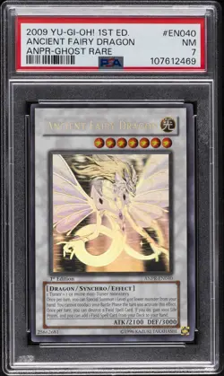 2009 YU-GI-OH! ANPR-ANCIENT PROPHECY #EN040 ANCIENT FAIRY DRAGON PSA 7 - Image 1