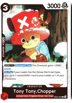 Tony Tony.Chopper EB02-003 Extra Booster: Anime 25th Collection One Piece NM - Image 1