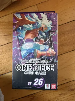Purple Black Monkey D. Luffy ST-26 Starter Deck - One Piece Card Game - Image 1