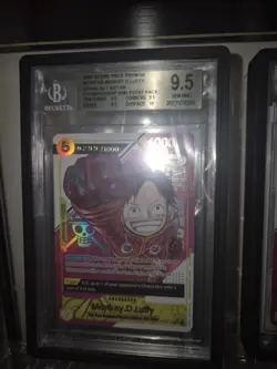 2022-24 One Piece Promos Champship Event OP07109 Monkey D. Luffy Serial BGS 9.5 - Image 1