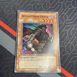 Yugioh Armageddon Knight PTDN-EN021 - Phantom Darkness 1st Edition - Image 2