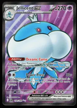 Jellicent ex 160/086 Ultra Rare White Flare Pokemon Card - Image 1