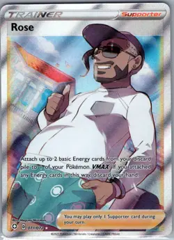 Rose (Full Art) 071/072 Shining Fates - Pokemon Card - NM - Image 1