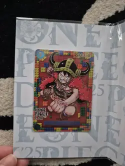 ONE PIECE DAY’25 | Monkey D. Luffy Lego Limited Premium Card Promo | JP Sealed - Image 1