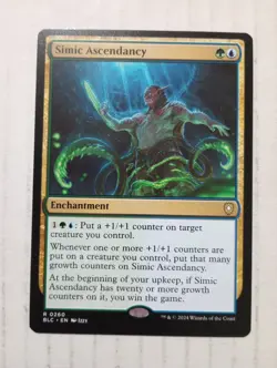 Simic Ascendancy 260 R Commander: Bloomburrow NM BLC Magic the Gathering Card - Image 1