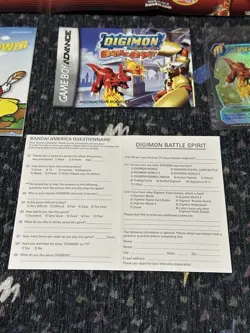 Guilmon BS-1 2002 D-Tector Promo Card Nintendo GBA Digimon Battle Spirit Booklet - Image 2