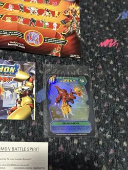 Guilmon BS-1 2002 D-Tector Promo Card Nintendo GBA Digimon Battle Spirit Booklet - Image 4