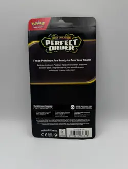 Pokemon TCG Perfect Order Blister Pack Clawitzer Line Promo Coin & Booster Pack - Image 2