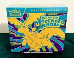 Pokemon TCG Mega Evolution Ascended Heroes ETB - New (ripped) ✅ - Swift Ship ✅ - Image 1