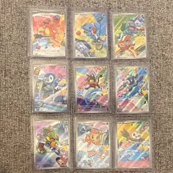 Full Set of 9 Pokemon First Partner Series 1 Illustration Collection English 📈 - Image 1