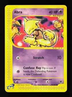 Abra 93/165 Common Expedition Base Set Pokemon Near Mint - Image 1