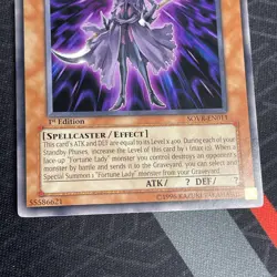 Fortune Lady Dark 1st Edition RARE Yugioh SOVR-EN011 Stardust Overdrive - Image 4