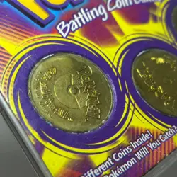 Tarnished Sealed Pokemon Battling Coin Game Each Set Is Different - Image 5