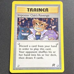 Pokemon Imposter Oak's Revenge Team Rocket Regular Unlimited English 76/82 - Image 1