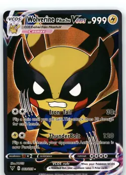 Pokemon Pikachu Poncho Cosplay - Wolverine Pikachu VCOS 003/055- Fan Art Non TCG - Image 1