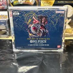 One Piece OP-03 Pillars Of Strength Booster Box English Sealed W/ Acrylic Box - Image 1