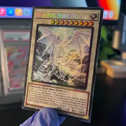 Yugioh Blue-Eyes Spirit Dragon RA02-EN030 Collector’s Rare NM 25th Rarity Coll. - Image 1