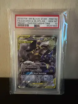 Pokemon TCG Lucario & Melmetal GX SM192 Holo Black Star Promo Card PSA 10 GEM MT - Image 1